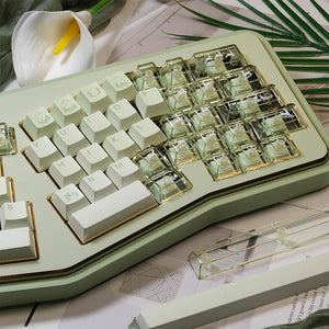 LOERENT Deerwood Whisper Transparent Keycap Set Cherry Profile