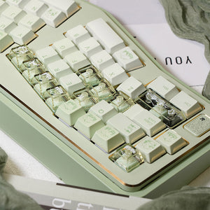 LOERENT Deerwood Whisper Transparent Keycap Set Cherry Profile