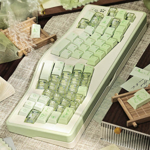 LOERENT Deerwood Whisper Transparent Keycap Set Cherry Profile