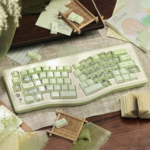 LOERENT Deerwood Whisper Transparent Keycap Set Cherry Profile