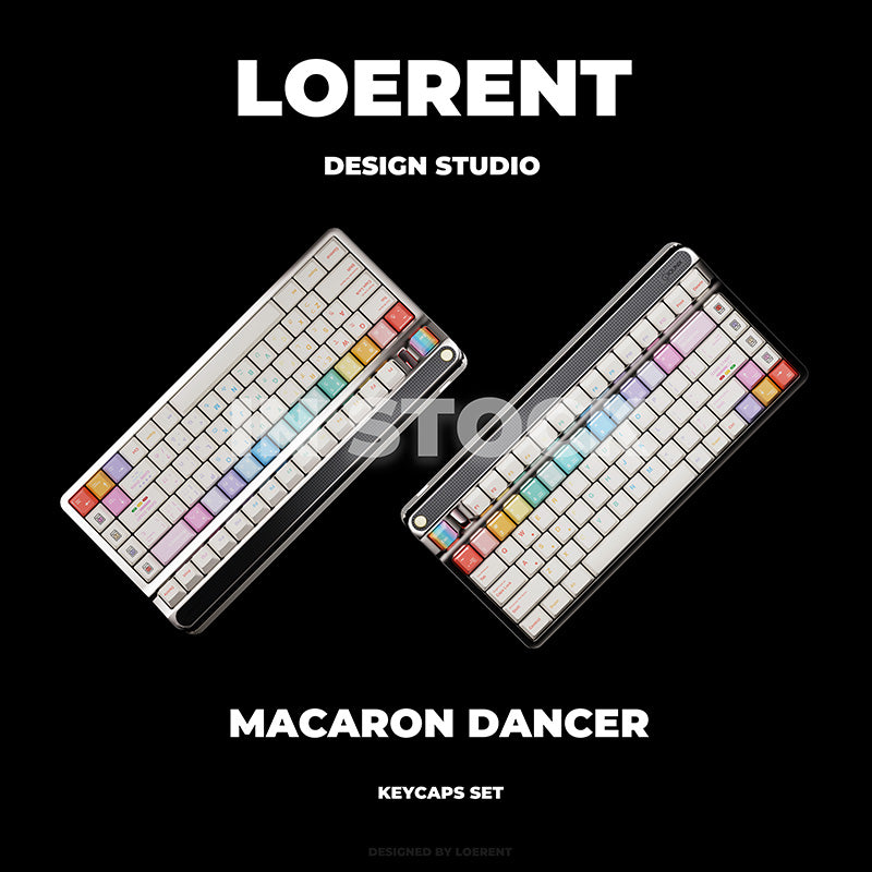 LOERENT Macaron Dancer Keycap Set Cherry Profile 146 Keys