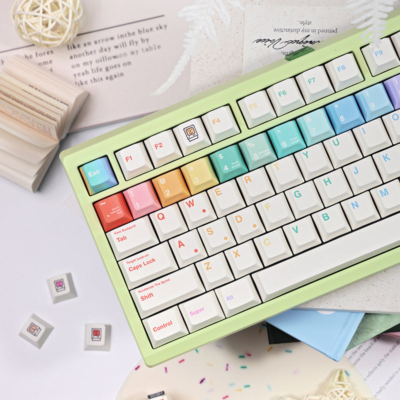 LOERENT Macaron Dancer Keycap Set Cherry Profile 146 Keys