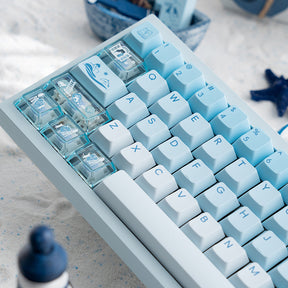LOERENT Santorini's Cat Keycap Set Cherry Profile 145+26 Keys