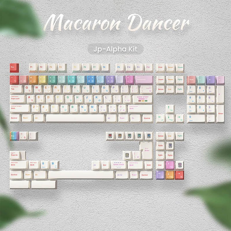 LOERENT Macaron Dancer Keycap Set Cherry Profile 146 Keys