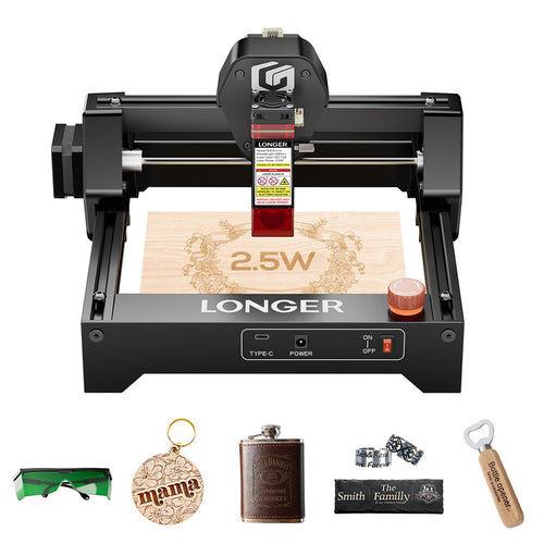 LONGER RAY5 Mini Laser Engraver 2.5W 3.5W Lightweight High-Speed