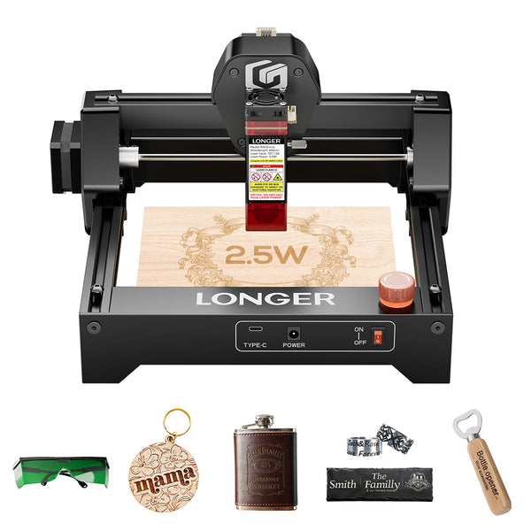 LONGER RAY5 Mini Laser Engraver 2.5W 3.5W Lightweight High-Speed