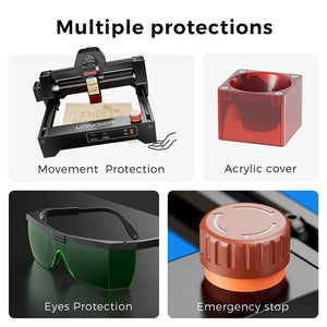 LONGER RAY5 Mini Laser Engraver 2.5W 3.5W Lightweight High-Speed
