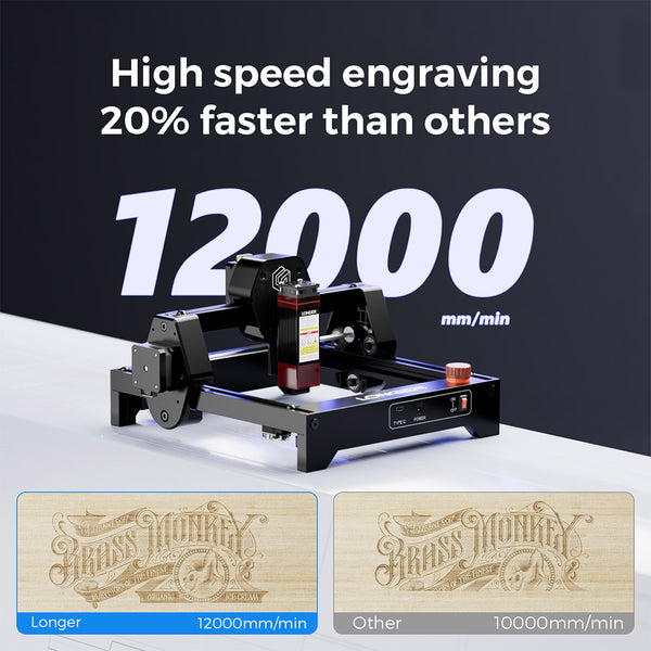 LONGER RAY5 Mini Laser Engraver 2.5W 3.5W Lightweight High-Speed
