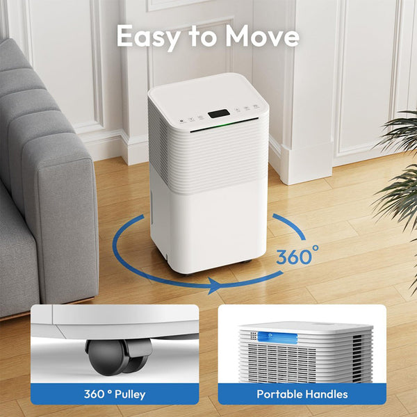 LUKO D031A 2-in-1 Dehumidifier & Air Purifier 12L/20L Daily Moisture Removal