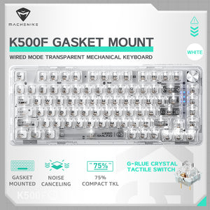 Machenike K500F-B81 RGB Clear Mechanical Keyboard