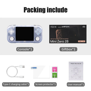 Magicx Mini Zero 28 V2 Retro Game Console Android System 2.8" Screen
