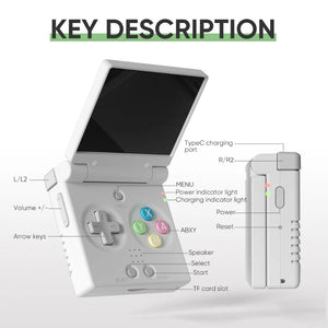 Miyoo Mini Flip Retro Handheld Flip Game Console 2.8” Screen Wi-Fi Linux