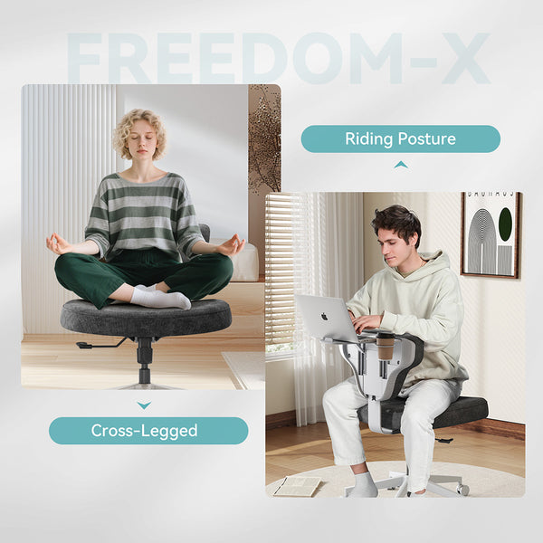 NEWTRAL Freedom-X Multi-Posture Cross Legged Chair Ergonomic Chair