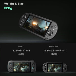 AYN Odin2 Mini Handheld Game Console with Mini LED Screen Snapdragon 8 Gen 2 CPU