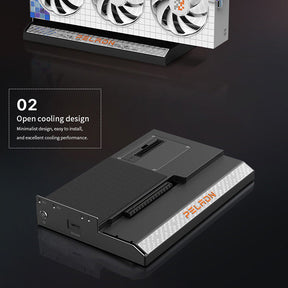 PELADN Link S-1/ Link S-2 eGPU Dock with Open Cooling Design