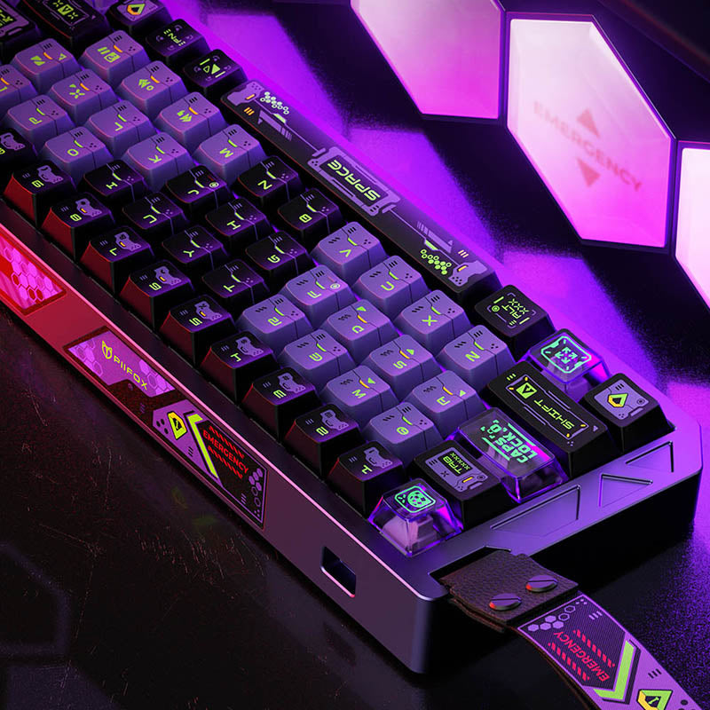 PIIFOX WALKER 68 Series Tri-mode Aluminum HE Gaming Keyboard