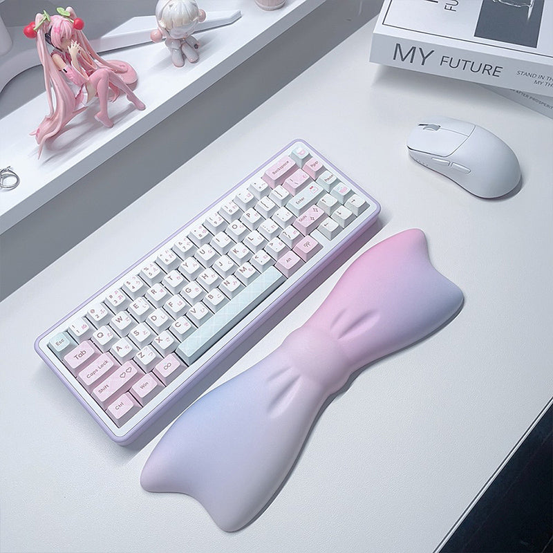 PIWIJOY Bow Encounter Keyboard Wrist Rest Purple