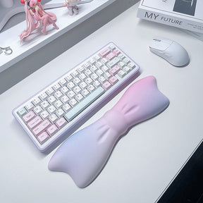 PIWIJOY Bow Encounter Keyboard Wrist Rest Purple