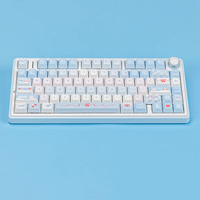 PIWIJOY In Winter Cherry Proflie Keycap Set 146 Keys Support Alice ISO