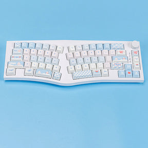 PIWIJOY In Winter Cherry Proflie Keycap Set 146 Keys Support Alice ISO