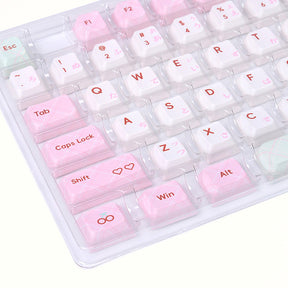 PIWIJOY Summer Dessert Cherry Proflie Keycap Set 146 Keys