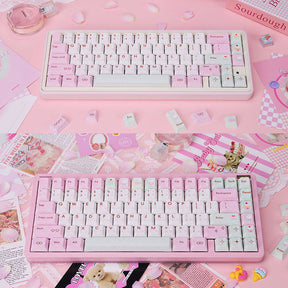 PIWIJOY Summer Dessert Cherry Proflie Keycap Set 146 Keys