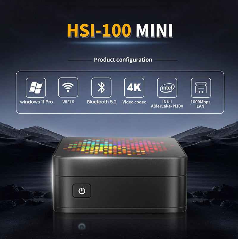 RUPA HSI-N100 Mini PC Intel N100