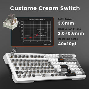Redragon K688 Mechanical Creamy Keyboard with Konb
