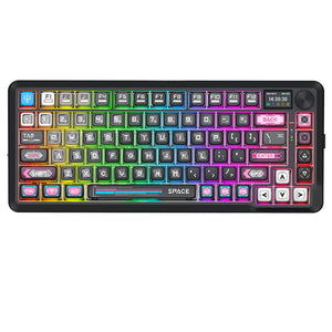 Redragon K708 Series Tri-Mode Mechanical Keyboard with Screen