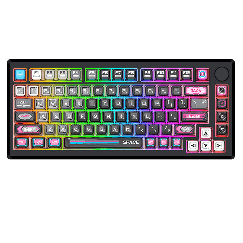 Redragon K732 Series Tri-Mode Aluminum Mechanical Keyboard with Knob