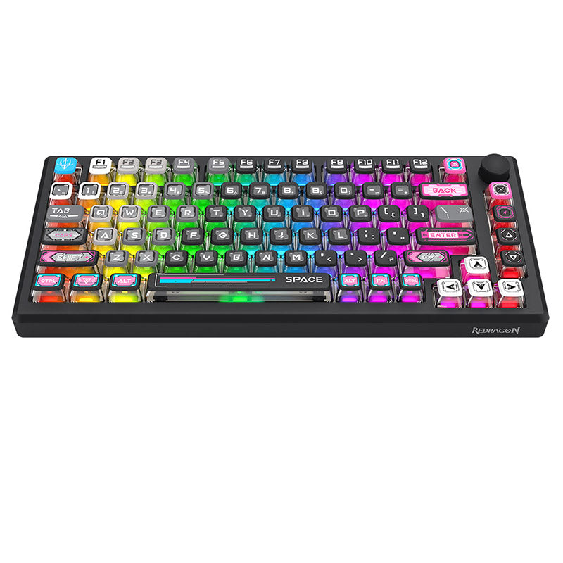 Redragon K732 Series Tri-Mode Aluminum Mechanical Keyboard with Knob