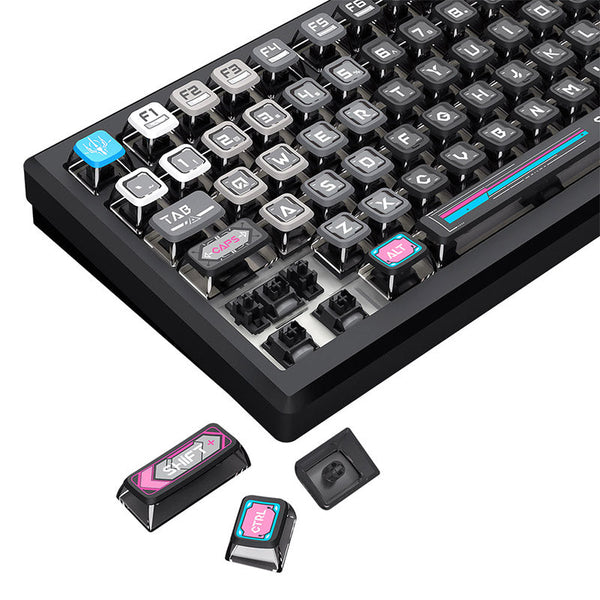 Redragon K732 Series Tri-Mode Aluminum Mechanical Keyboard with Knob