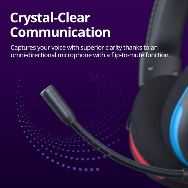 Tronsmart Sounfii G10 Wired Gaming Headset with Flip Mic Volume Wheel