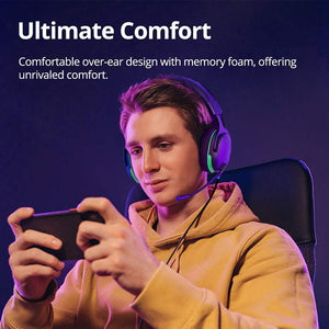 Tronsmart Sounfii G10 Wired Gaming Headset with Flip Mic Volume Wheel
