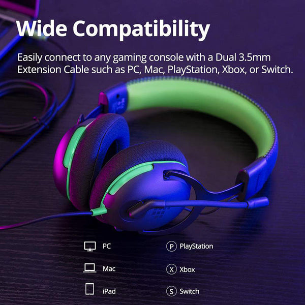Tronsmart Sounfii G10 Wired Gaming Headset with Flip Mic Volume Wheel