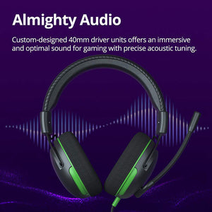 Tronsmart Sounfii G10 Wired Gaming Headset with Flip Mic Volume Wheel