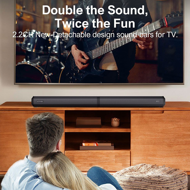 Ultimea Apollo S40 2.2CH Soundbar for TV Devices Detachable Design