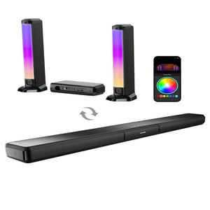 Ultimea Apollo S70 RGB Lighting Soundbar 5.0 Channel with BassMX