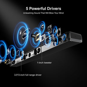 Ultimea Apollo S70 RGB Lighting Soundbar 5.0 Channel with BassMX