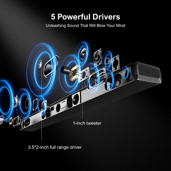 Ultimea Apollo S70 RGB Lighting Soundbar 5.0 Channel with BassMX