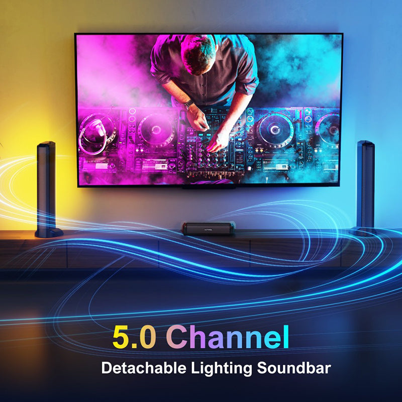 Ultimea Apollo S70 RGB Lighting Soundbar 5.0 Channel with BassMX