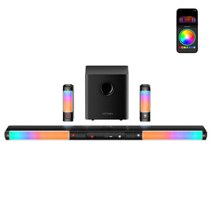 Ultimea Apollo S70 Ultra 7.1 Ch RGB Detachable Soundbar Subwoofer Speaker
