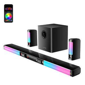 Ultimea Apollo S70 Ultra 7.1 Ch RGB Detachable Soundbar Subwoofer Speaker