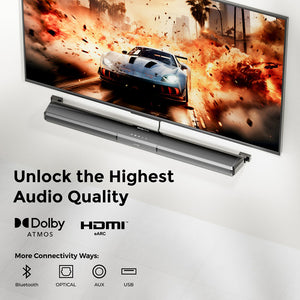 Ultimea Apollo S80 5.1 Channel Soundbar with Dolby Atmos & RGB Lighting