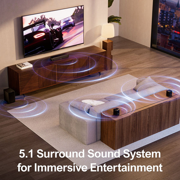 Ultimea Aura A30 5.1 Ch Soundbar with Virtual Surround & BassMX Subwoofer