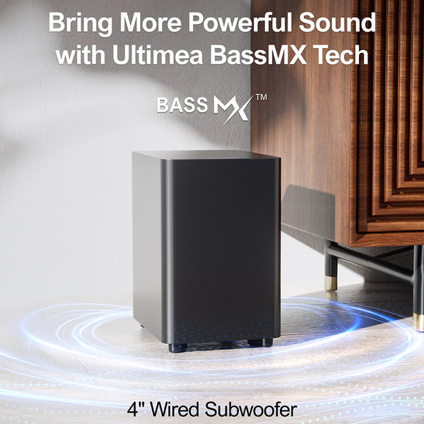 Ultimea Aura A30 5.1 Ch Soundbar with Virtual Surround & BassMX Subwoofer