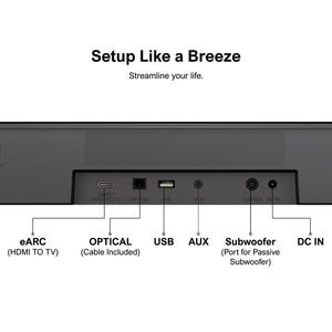 Ultimea Aura A50 Pro 5.1 Ch Soundbar with Dolby Atmos & BassMX Subwoofer
