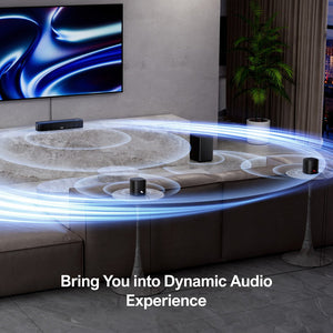 Ultimea Aura A50 Pro 5.1 Ch Soundbar with Dolby Atmos & BassMX Subwoofer