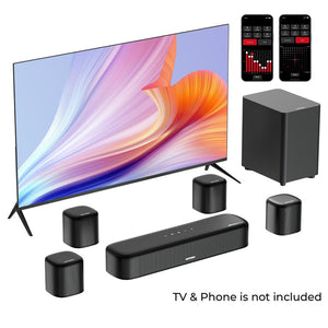 Ultimea Aura A60 7.1 Ch Dolby Atmos Soundbar with Voice Control