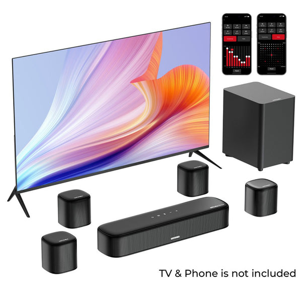 Ultimea Aura A60 7.1 Ch Dolby Atmos Soundbar with Voice Control